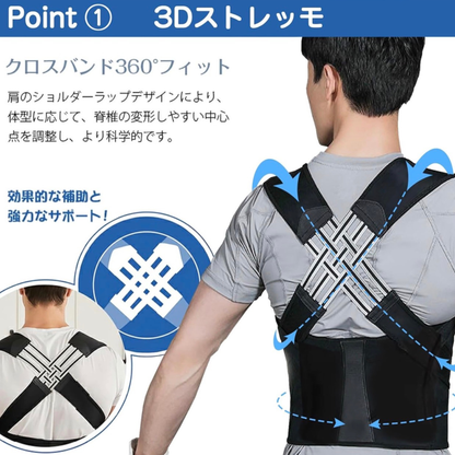 NEXLIFT™ 猫背サポートベルト
